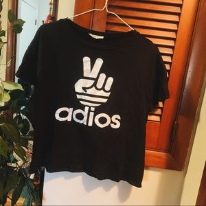 adiós cropped shirt ✌🏽